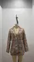 Casaco xadrez de gola slim fit feminino, cardigan, moda, outono, inverno, 2023 - Irislandia Variedades