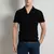 Camisa Henley slim fit masculina, camiseta de algodão, manga curta, jogger casu - comprar online