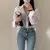 Imagem do Estilo coreano chique camisa solta, blusa profissional com um colarinho, top sim