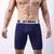 3 pçs/lote malha roupa interior masculina sexy quente longo boxer shorts mascul