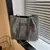 Bolsa tote de veludo da moda, bolsa de ombro de cor sólida, bolsa casual femini - Irislandia Variedades