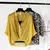 Camisa leopardo chiffon para as mulheres, blusa casual, roupas sexy listrada, me - Irislandia Variedades