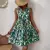 Vestido solto com decote em v plissado feminino, moda boêmia, tops sem mangas, - comprar online