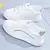 2024 novo tênis branco feminino primavera outono dedo do pé redondo sapatos ve - loja online