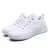 Mulheres Sapatos Casuais Moda Respirável Walking Mesh FlatShoesSneakers Branco - loja online