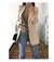 Moda europeia e americana casual terno polo pescoço fino ajuste cardigan temper - Irislandia Variedades