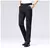 Calça de terno casual para negócios masculino, calça comprida de manga reta m
