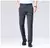 Calça de terno casual para negócios masculino, calça comprida de manga reta m