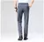 Calça de terno casual para negócios masculino, calça comprida de manga reta m - loja online