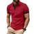 Imagem do Camisa polo de manga curta masculina, camiseta estampada, lapela, passeio, grand