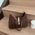 Bolsa de axilas de couro PU para mulheres, Bolsa pequena com zíper, Casual Hobo na internet