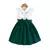 Imagem do Vestido bordado com babados para crianças, Vestido sem mangas para menina, Vest