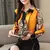 Blusas de chiffon leopardo para mulheres, camisas de manga compridas para senhor - Irislandia Variedades