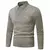 Outono e inverno novo suéter falso de duas peças masculino com lã e gola polo - comprar online
