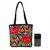 Bolsa de Ombro Bordada Feminina, Bolsa Casual, Bordada, Lona, Phoenix, Étnica