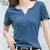 Camiseta de manga curta para as mulheres, algodão, sólido, solto, casual, hara - comprar online