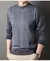 Pulôver masculino com gola redonda, underlay de malha com grau de diamante, blu - loja online