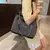 Bolsa de diamantes Bling feminina, grande capacidade, couro PU, grande designer - loja online
