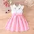 Vestido bordado com babados para crianças, Vestido sem mangas para menina, Vest - Irislandia Variedades