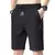 Calção casual com elástico na cintura masculina reta, esportes de seda gelada - Irislandia Variedades