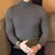 Inverno alto pescoço grosso quente camisola masculina gola alta marca dos homen na internet
