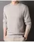 2024 inverno de pelúcia camisola de malha masculina em torno do pescoço fundo