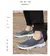 Calçado esportivo masculino de malha exercícios, sapatilha esportiva, tênis c