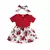 Vestido de verão para bebês de 0 a 3 anos, manga curta, bonito, design floral, - Irislandia Variedades