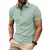 Imagem do Novas camisas polo de manga curta masculina verão camiseta lapela passeio bási