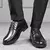 Sapatilhas de pele formal masculina, sapatos casuais, sociais, tendência elegan - loja online