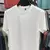 Masculino gola redonda camiseta de manga curta, top de passeio e resistente a ru - loja online