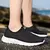 Tênis de malha grosso casual masculino, sapatos ocos, sapatos repetidos, tênis