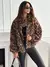 Imagem do Elegante e personalizado novo outono e inverno leopardo impressão lapela jaquet