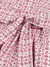Vestido túnica casual plus size com detalhe de renda contrastante decote em v p - Irislandia Variedades