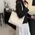 Bolsa tote de veludo da moda, bolsa de ombro de cor sólida, bolsa casual femini - comprar online