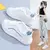2024 novo tênis branco feminino primavera outono dedo do pé redondo sapatos ve - Irislandia Variedades