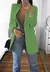 Moda europeia e americana casual terno polo pescoço fino ajuste cardigan temper - comprar online