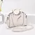 Bolsa feminina com alça em forma de gato, moderna e elegante, cor sólida, simp - loja online