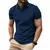 Novas camisas polo de manga curta masculina verão camiseta lapela passeio bási - loja online