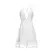 Vestido branco para mulheres, bordado elegante, decote em v, vestido de praia, r na internet