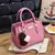 Bolsa feminina crossbody de couro pu, bolsa de ombro de alta qualidade alça sup - comprar online