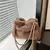 Bolsa de ombro fofa feminina bolsa de alça superior 2024 nova moda feminina out - Irislandia Variedades