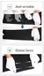 Calças compridas casuais masculinas, moda verão, negócios, calças compridas, - comprar online