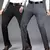 Calça de terno casual para negócios masculino, calça comprida de manga reta m - loja online