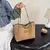 Bolsa tote de veludo da moda, bolsa de ombro de cor sólida, bolsa casual femini