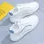 2024 novo tênis branco feminino primavera outono dedo do pé redondo sapatos ve - comprar online