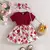 Vestido de verão para bebês de 0 a 3 anos, manga curta, bonito, design floral, na internet
