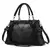 Bolsa de ombro patchwork de couro PU para mulheres, monocromática, bolsa de gri na internet