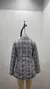 Casaco xadrez de gola slim fit feminino, cardigan, moda, outono, inverno, 2023 na internet