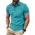 Novas camisas polo de manga curta masculina verão camiseta lapela passeio bási - loja online